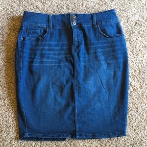 Jean Pencil Skirt